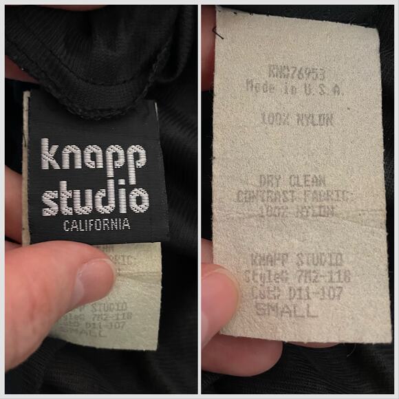 Vintage Floral Lace Mini Dress, 1980s Knapp Studio Bodycon Flower Print XS-S - Picture 9 of 11